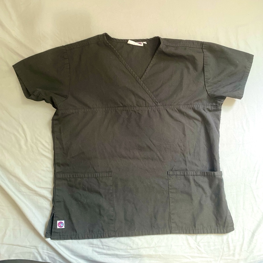 Black SIVVAN Scrub Top